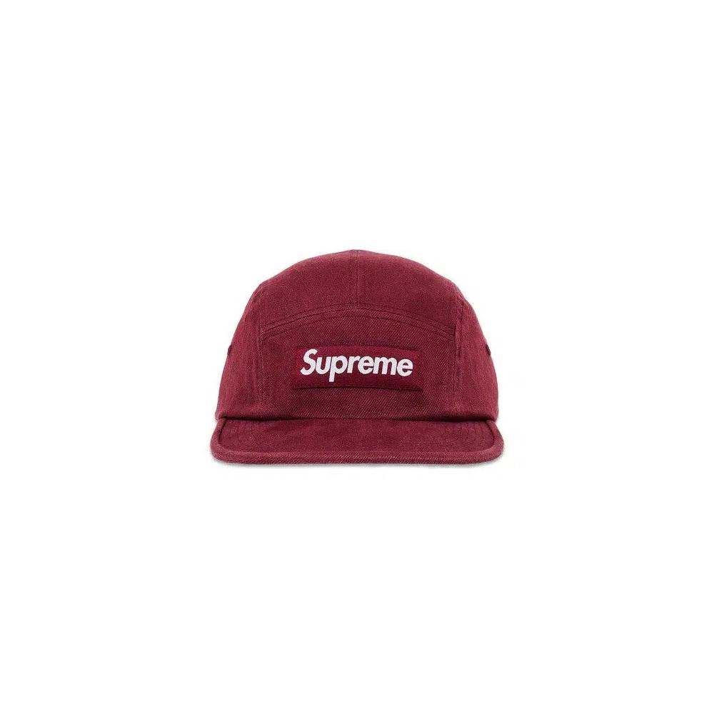 Кепка Supreme Denim Camp Cap 'Red' 1