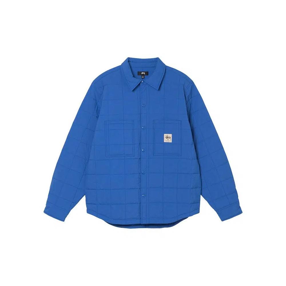 Рубашки и топы Stussy Quilted Fatigue Shirt 'Blue' 1