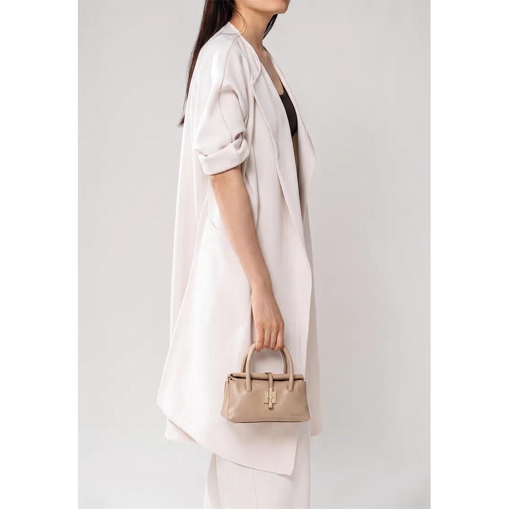 Мини-сумка SAOI Soft Structural Top Handle Bag - Цитрон 7