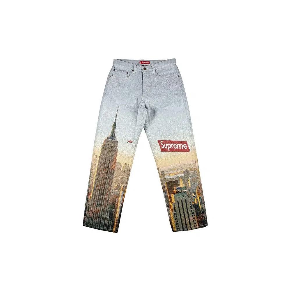 Джинсы Supreme Aerial Tapestry Regular Jean 'Multicolor' 1