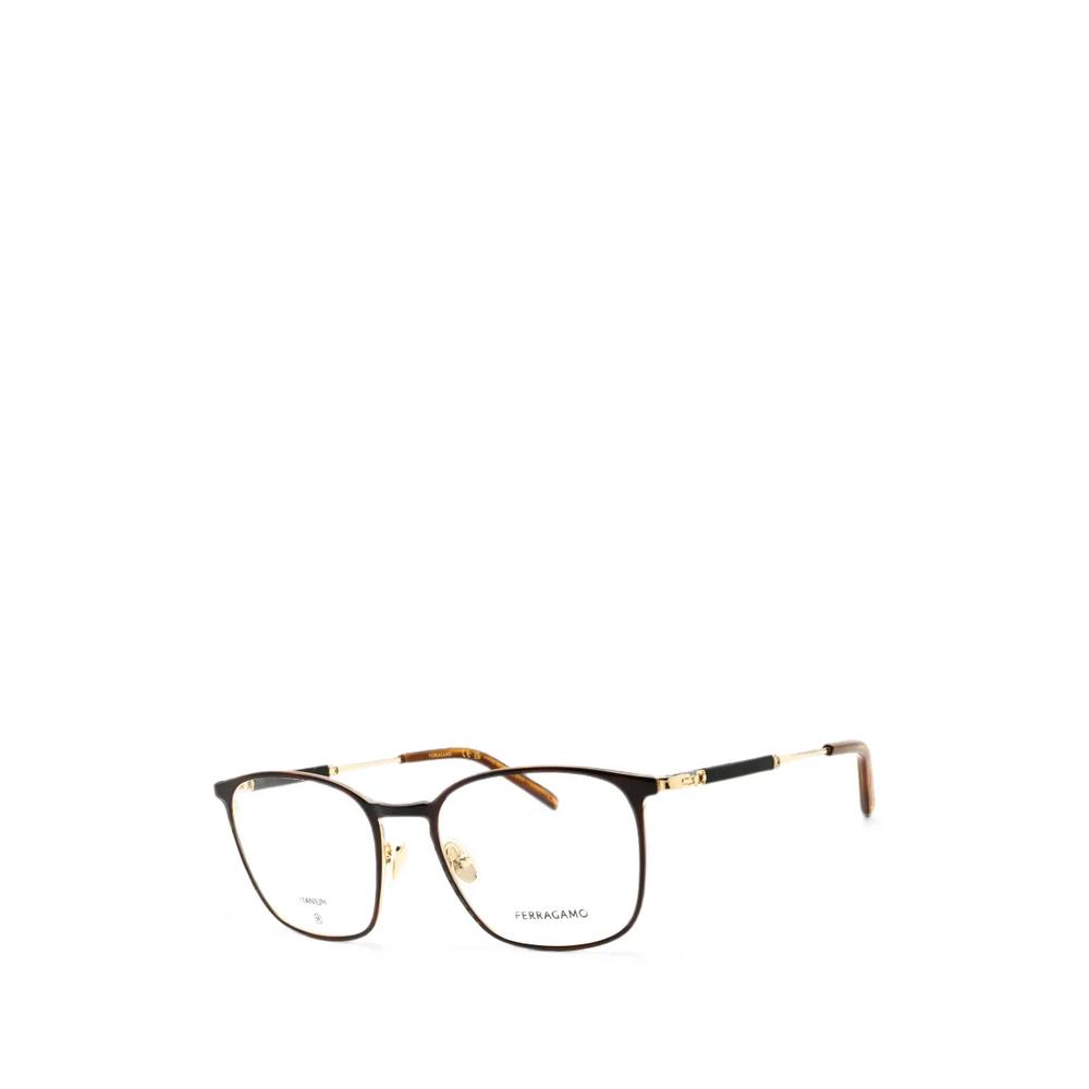 titanium rectangle-frame glasses 2
