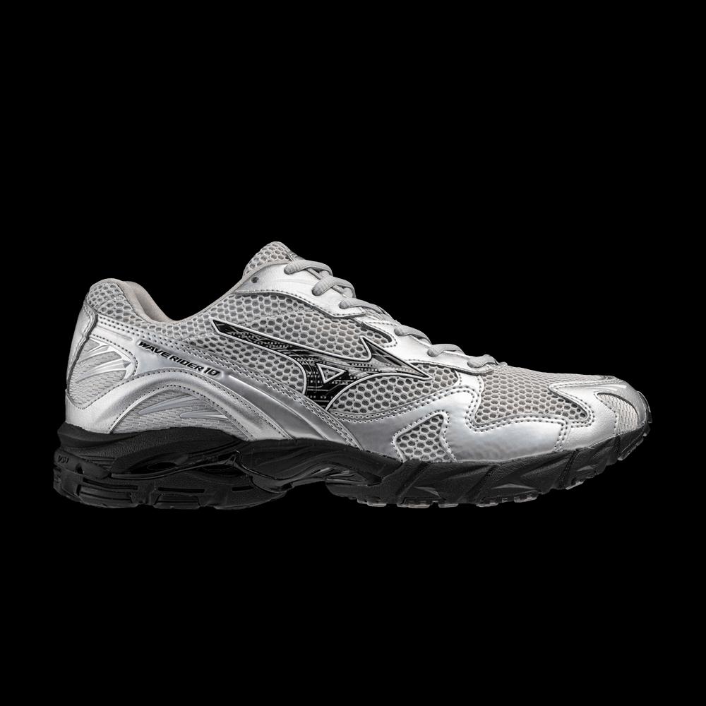 Кроссовки Mizuno Wave Rider 10 'Silver Black' 1
