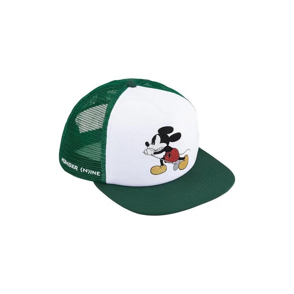 Шапки Supreme x Number (N)Ine x Mickey Mouse Mesh Back 5-Panel 'Green' 1
