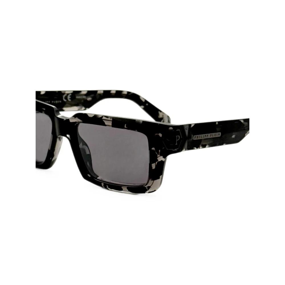 tortoiseshell-effect square-frame sunglasses 2