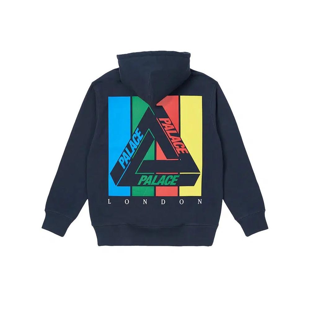 Худи Palace Tri-Emb Hood 'Navy' 2