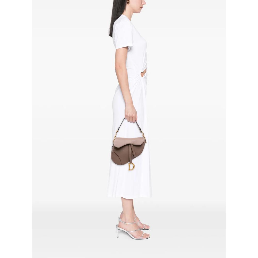 Сумка на плечо Saddle Bag из зернистой кожи (2022 год) 2