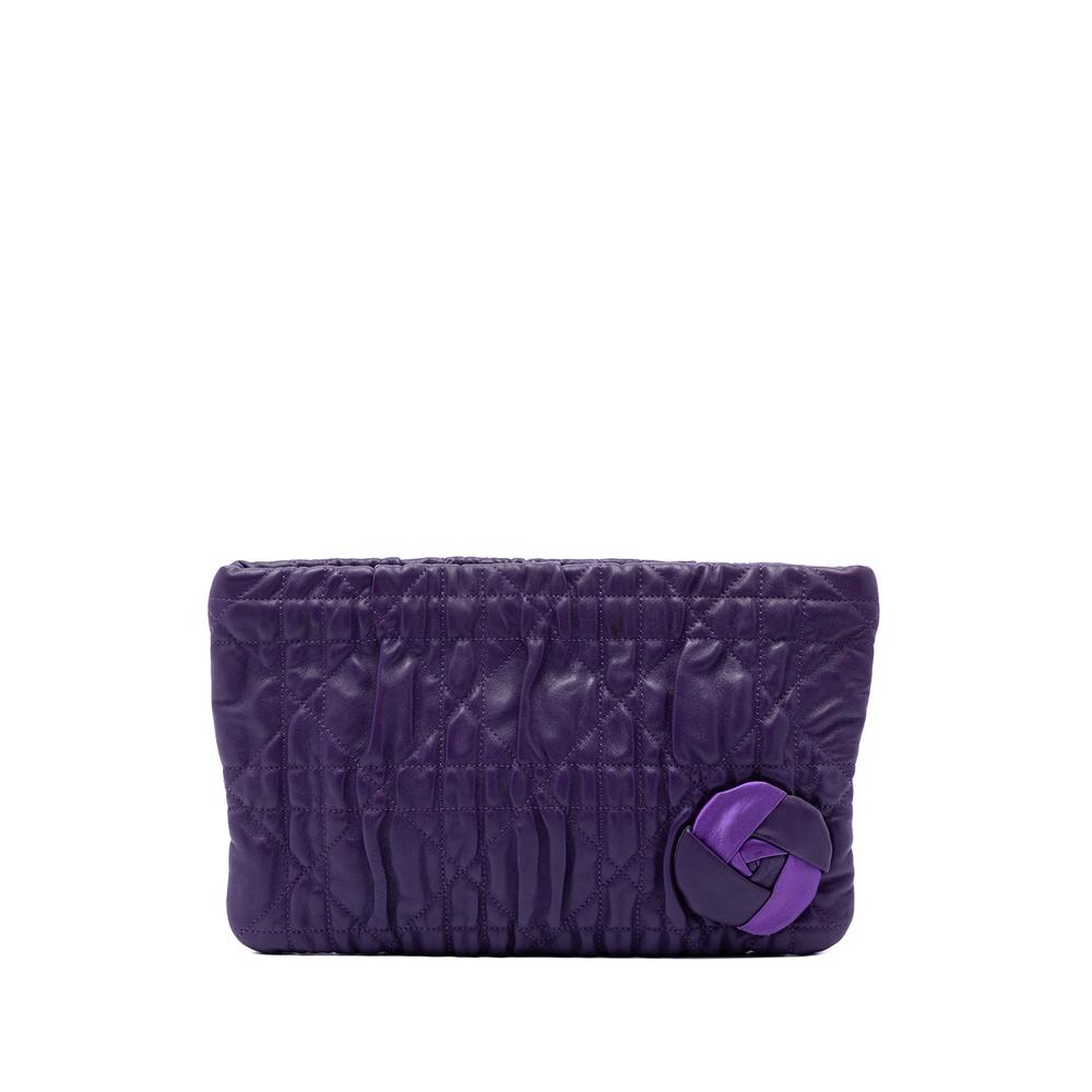2011 Calfskin Cannage Rose clutch bag 1