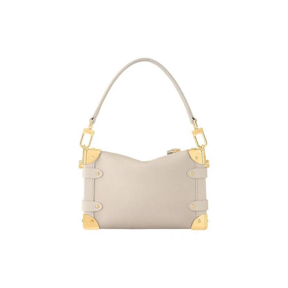 Сумка через плечо Louis Vuitton Side Trunk PM 'Chalk Calf Leather' 2