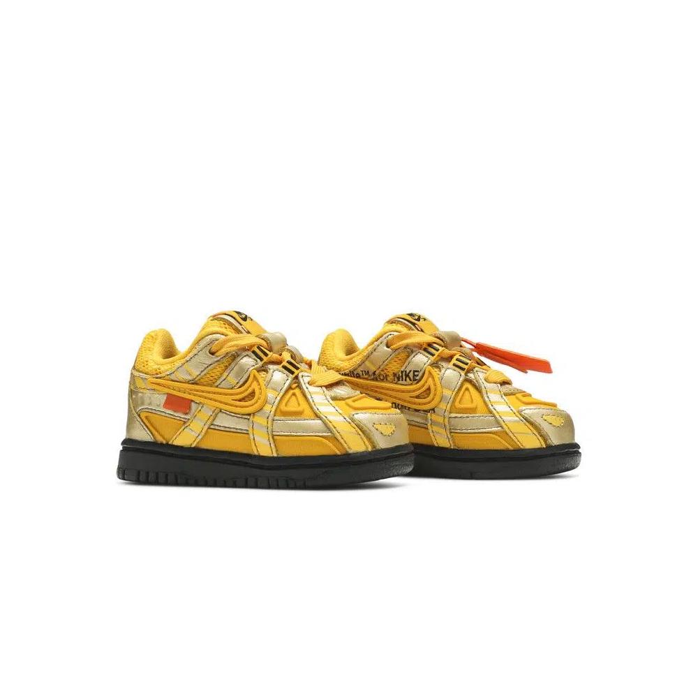Кроссовки Off-White x Nike Rubber Dunk TD 'University Gold' 8