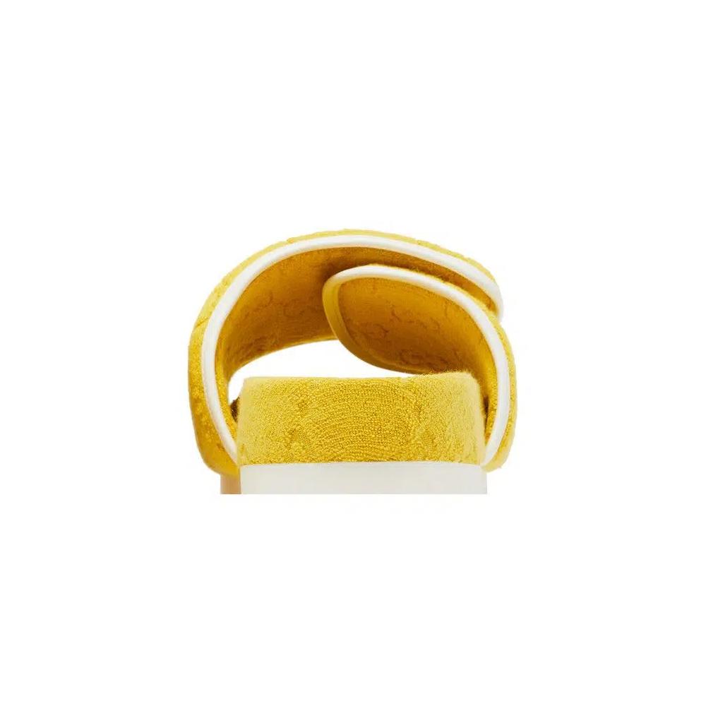Сандалии Adidas x Gucci GG Platform Sandal 'Yellow Cotton Sponge' 7