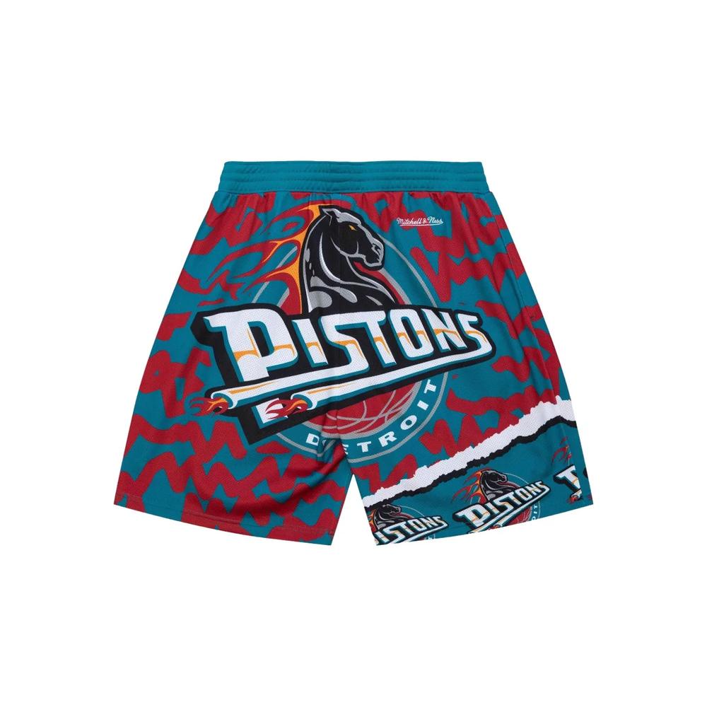 Шорты Detroit Pistons Jumbotron 2.0 Sublimated из коллаборации с NBA 2