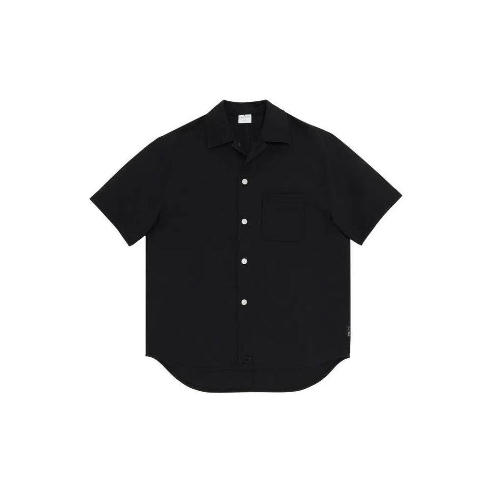 Рубашки на пуговицах Courrèges Retro Twill Skater Shirt 'Black' 1