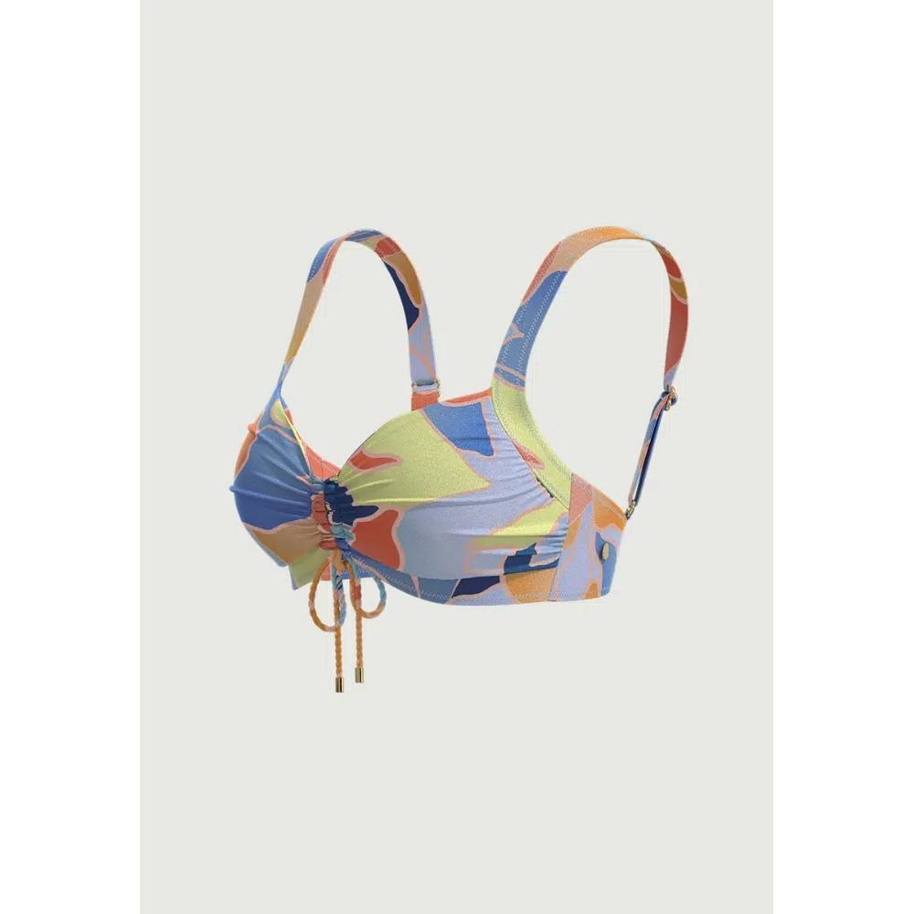 Топ с чашками и драпировкой спереди Waterlily Penny Blue Plus 3