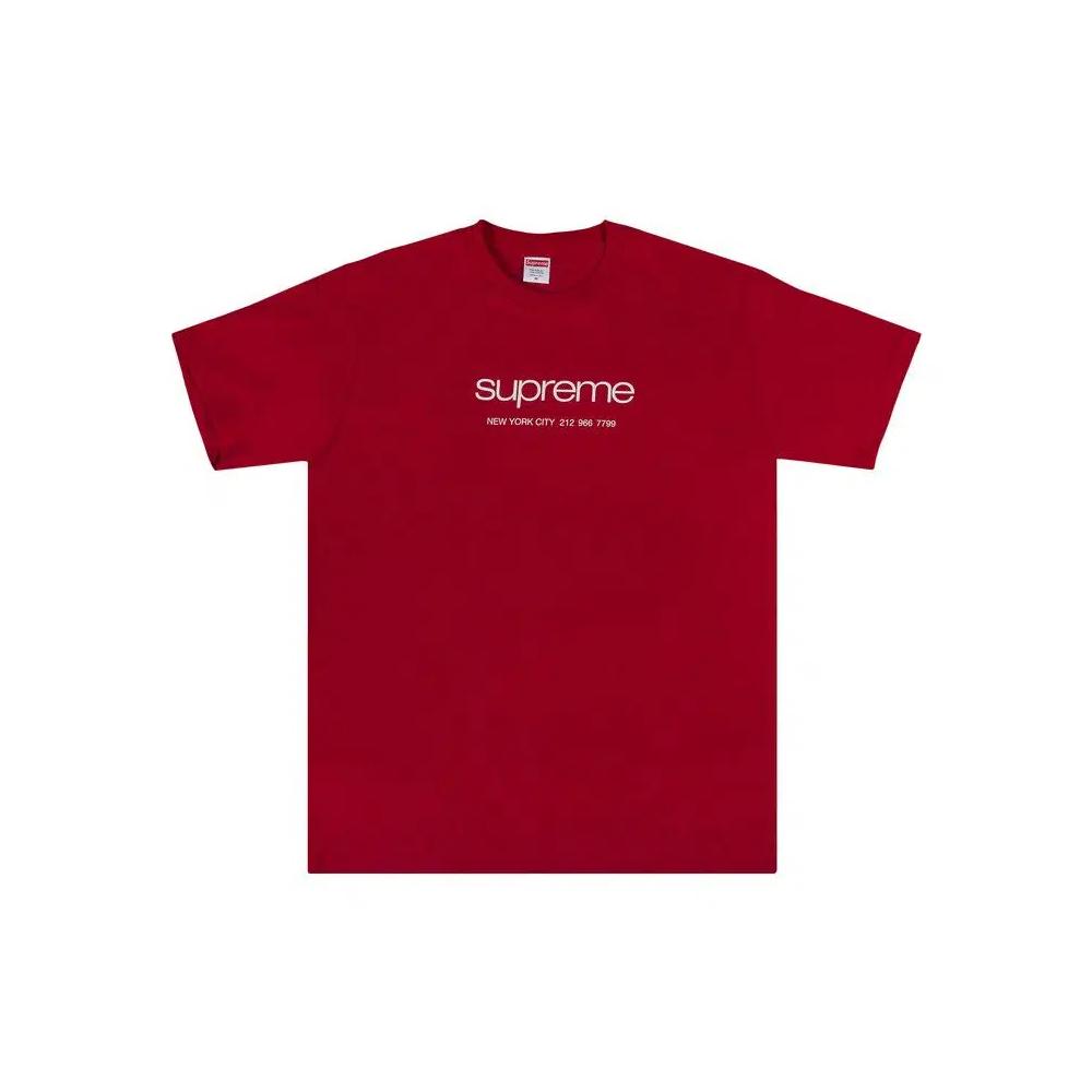 Футболки Supreme Shop Tee «Red» 1