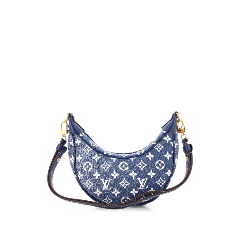 Сумка-хобо Loop Monogram Jacquard Denim 2