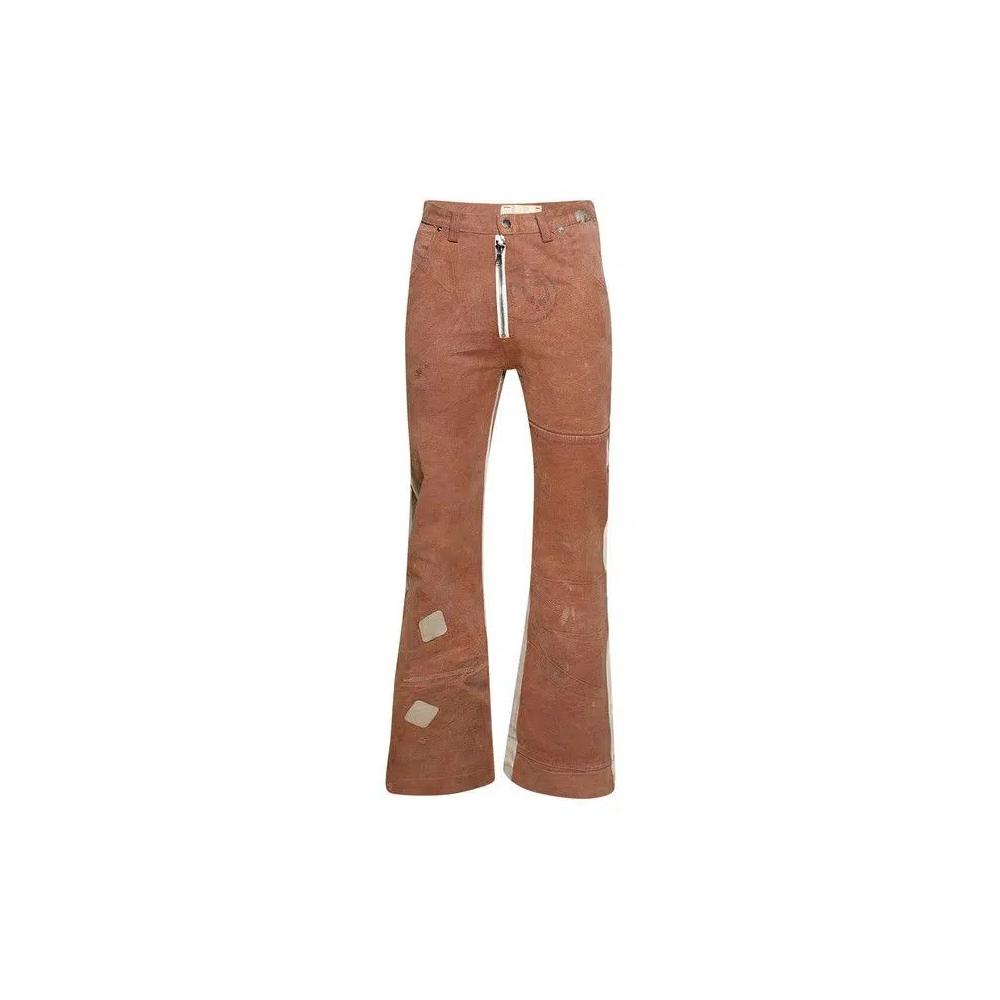 Штаны SEKRIT SAINTS Western Flare Pant 'Red Mailbag' 1