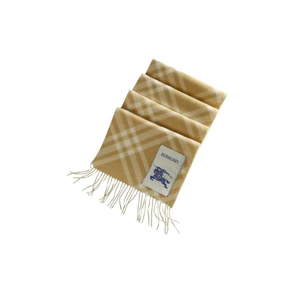Шарфы Burberry 168X30 Tbar Bias Scarf 'Sand' 2