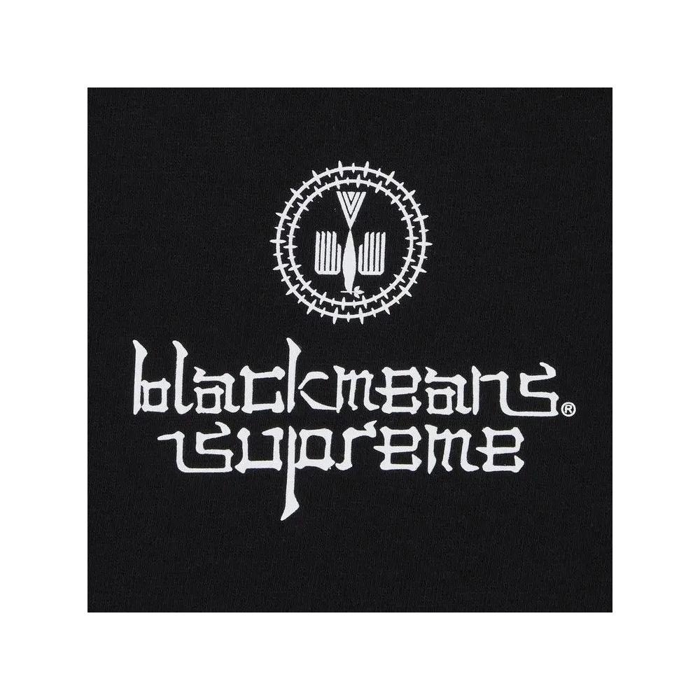 Футболки Supreme x blackmeans Long-Sleeve Tee 'Black' 3