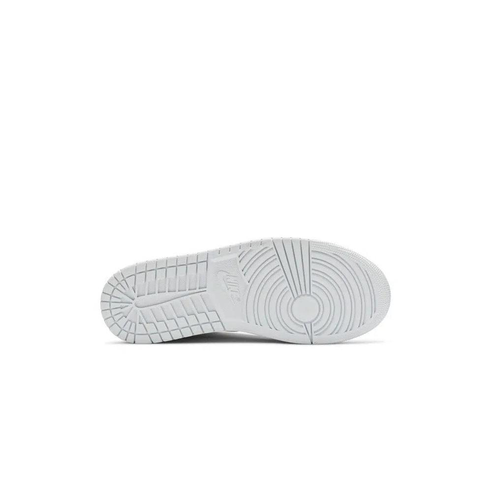 Кроссовки Air Jordan 1 Mid 'Triple White' 2020 4