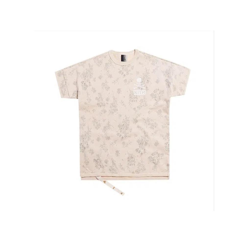 Футболки Kith x Mastermind World Reverse Floral Tee 'Turtle Dove' 1
