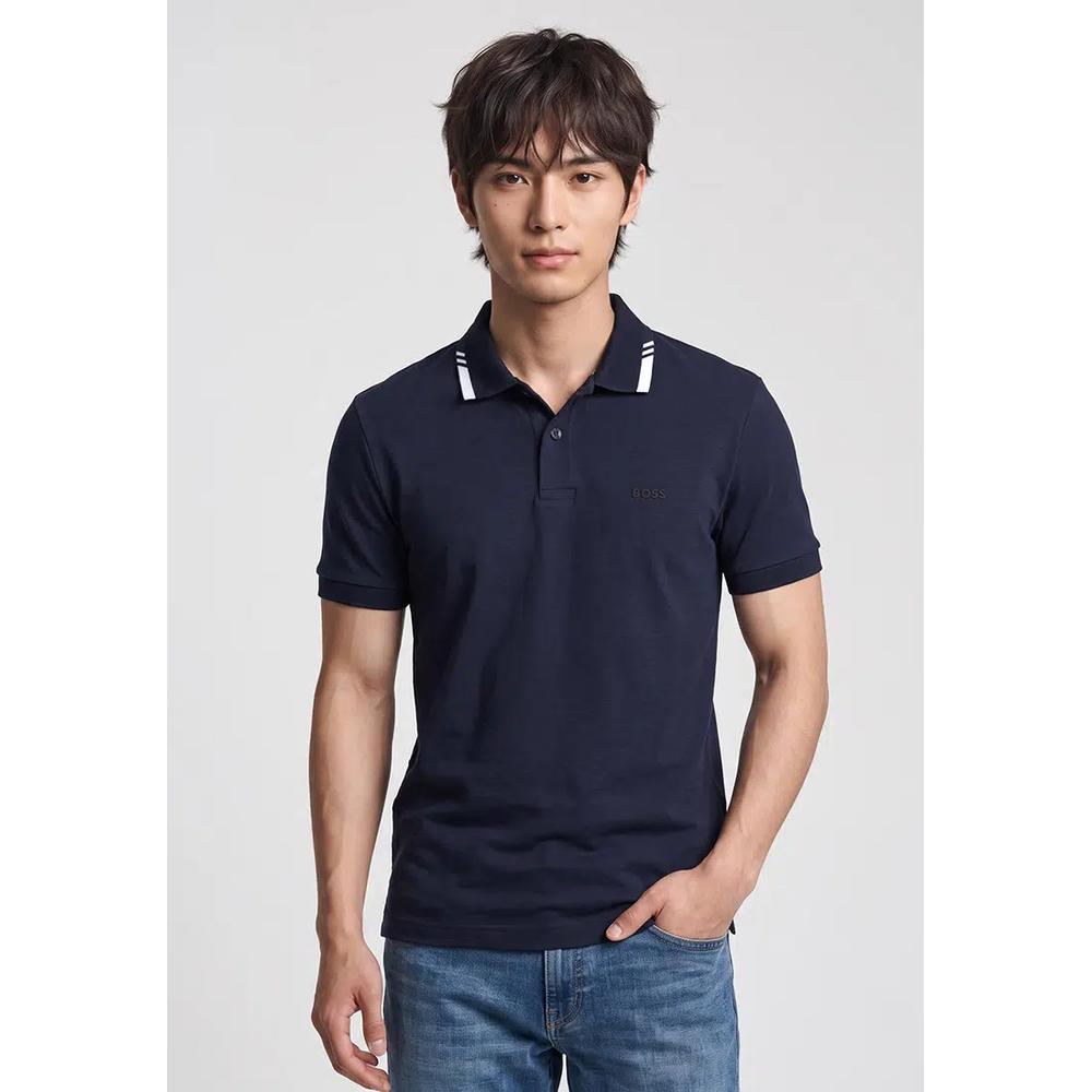 Хлопковое поло Slim Fit - BOSS Green 1