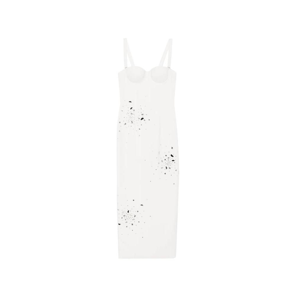 crystal-embellished midi dress 1