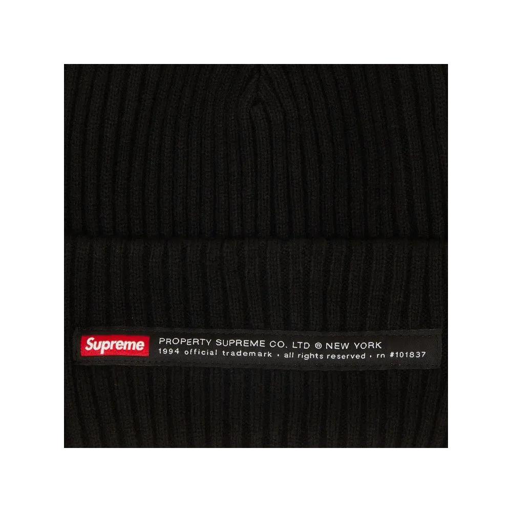 Шапка Beanies Supreme Property Label Beanie 'Black' 3