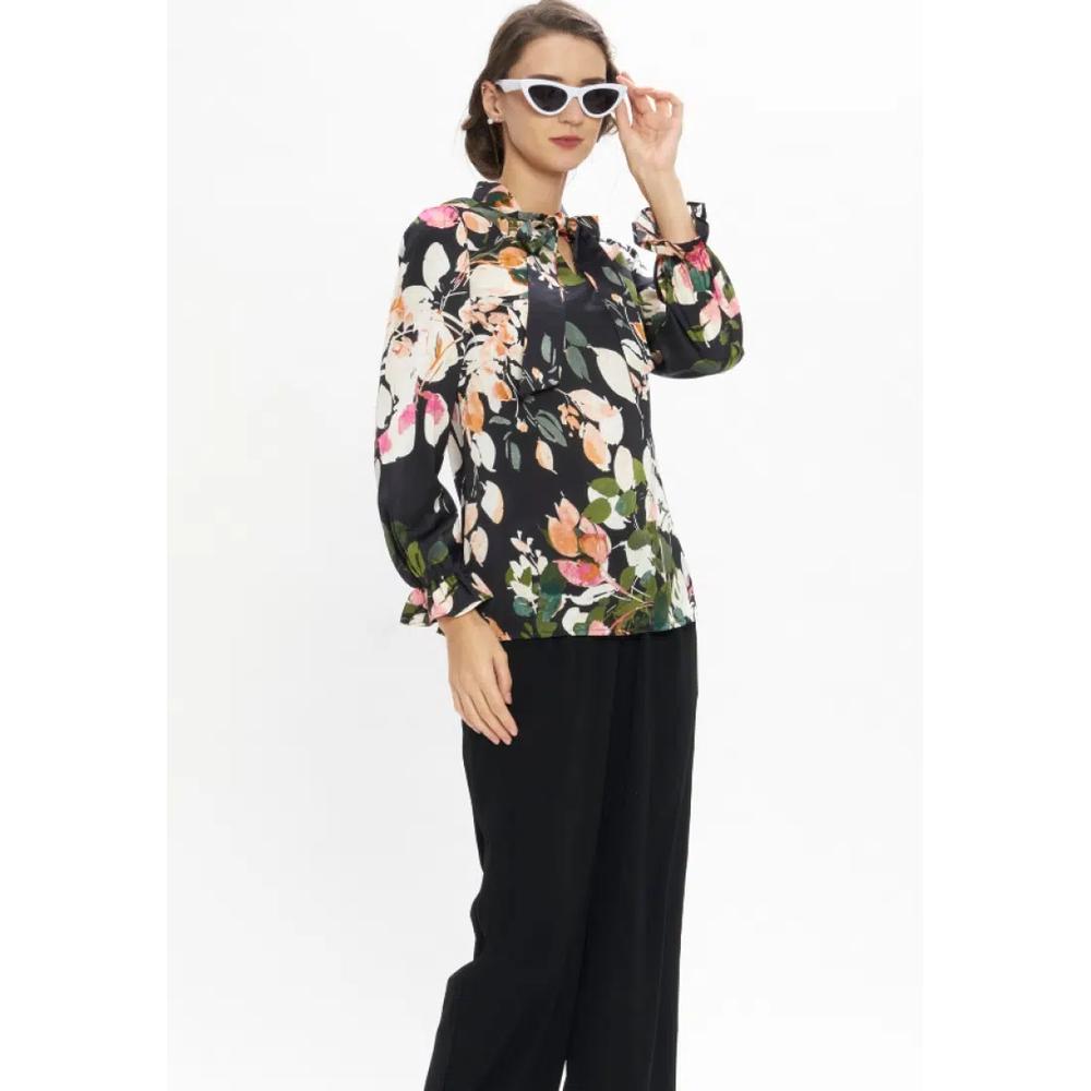 Топ Victoria Floral Black Tie 4