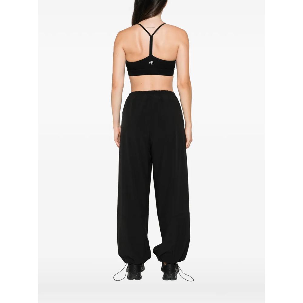 Eve logo-print racerback sports bra 4