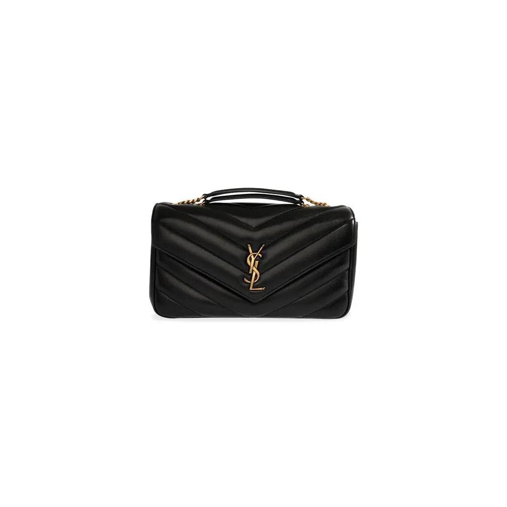 Сумки через плечо Saint Laurent Lambskin Envelope Bag 'Черный' 1