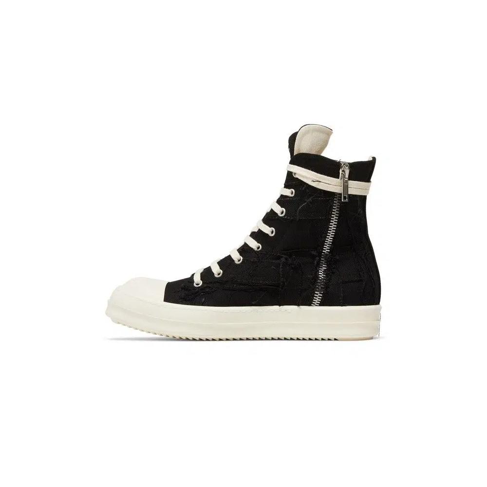 Кроссовки Rick Owens DRKSHDW Luxor Slashed High 'Black Milk' 3