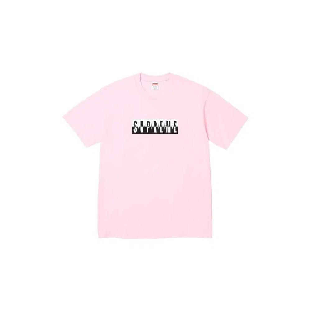 Футболки Supreme Split Tee 'Светло-розовый' 1