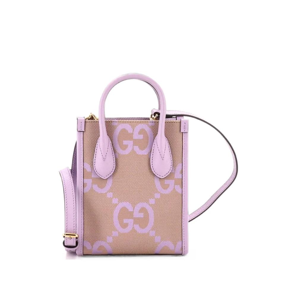 Мини-сумка через плечо Vertical Tote Jumbo GG Canvas 2