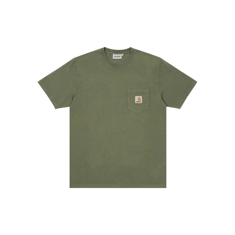 Футболки Carhartt WIP x Palace Short-Sleeve Pocket T-Shirt 'Dollar Green' 1