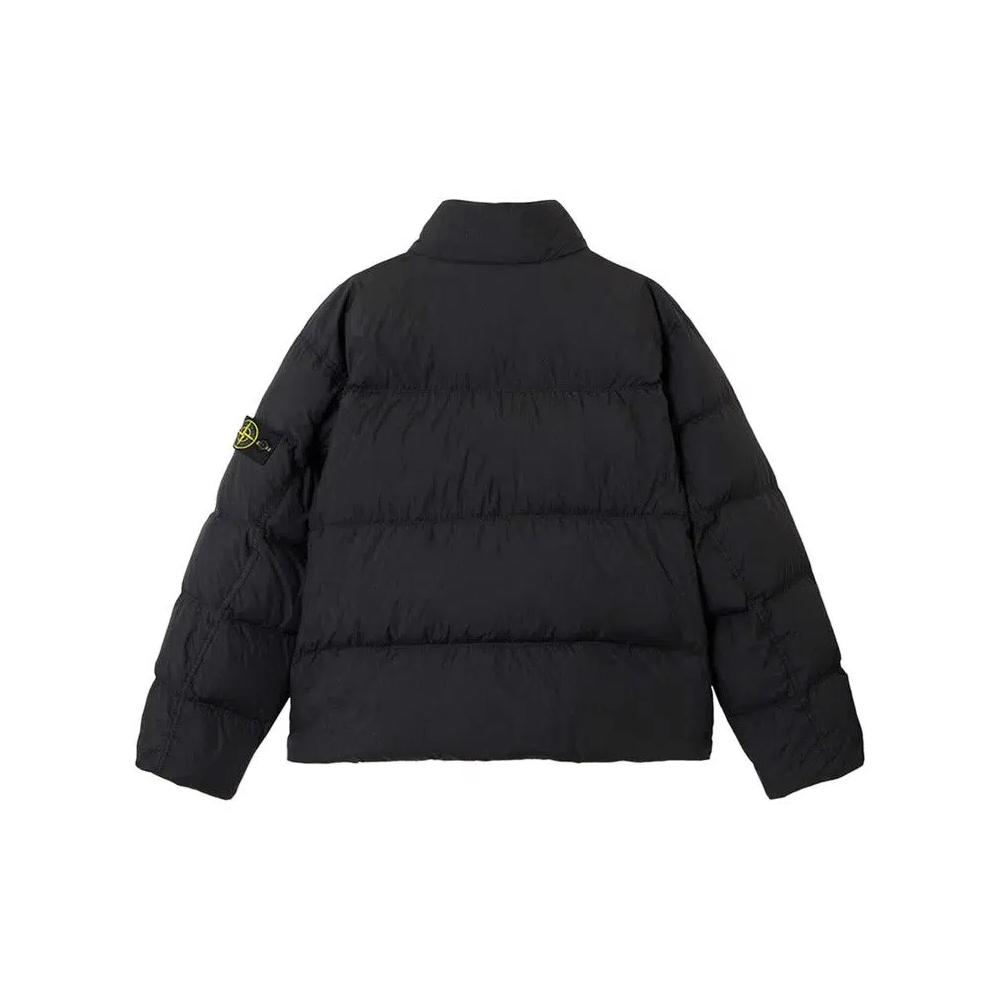 Пуховики Stone Island Crinkle Reps NY Down Jacket 'Черный' 2