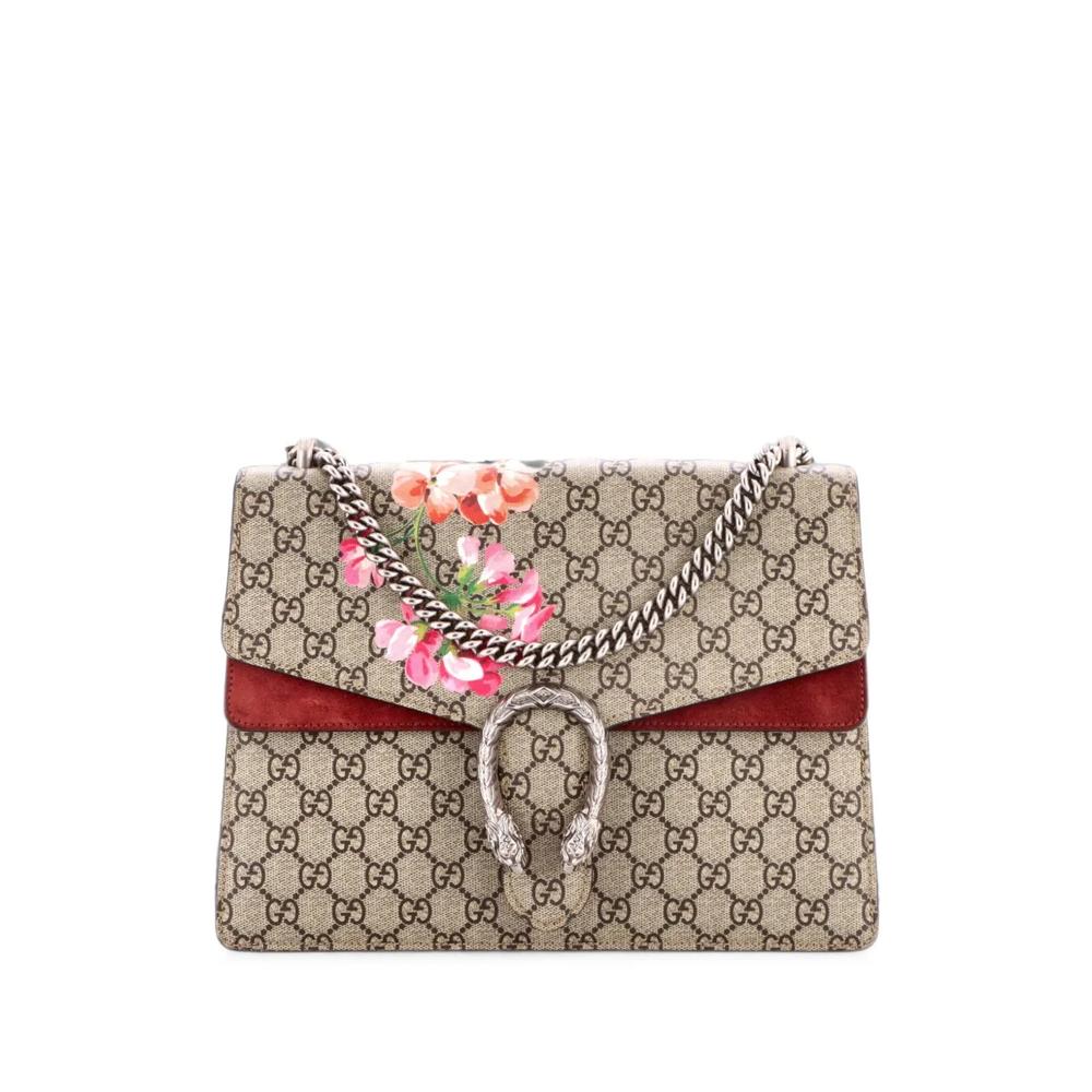Сумка на плечо Dionysus Bag Blooms Print GG Coated Canvas Medium 1