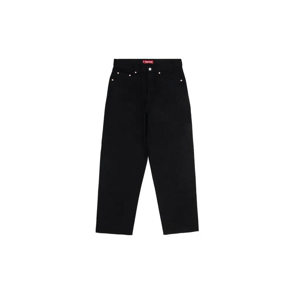 Джинсы Supreme Rigid Baggy Selvedge Jean «Black» 1