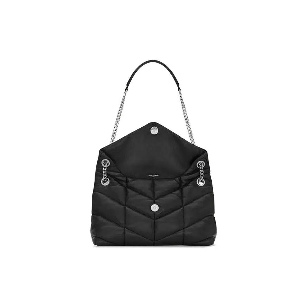 Сумки через плечо Saint Laurent Puffer Small Bag 'Black' 3