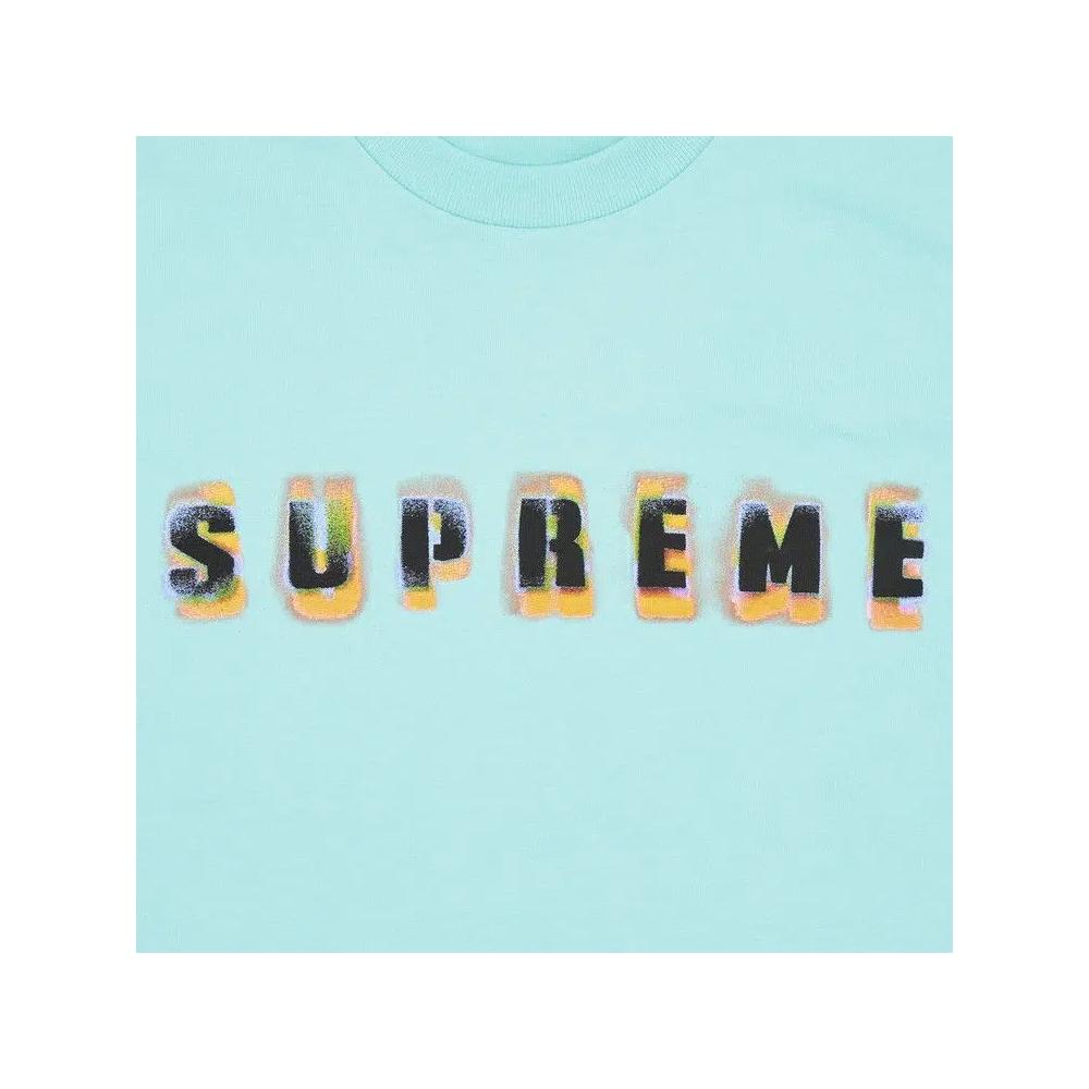 Футболки Supreme Stencil Tee 'Teal' 2