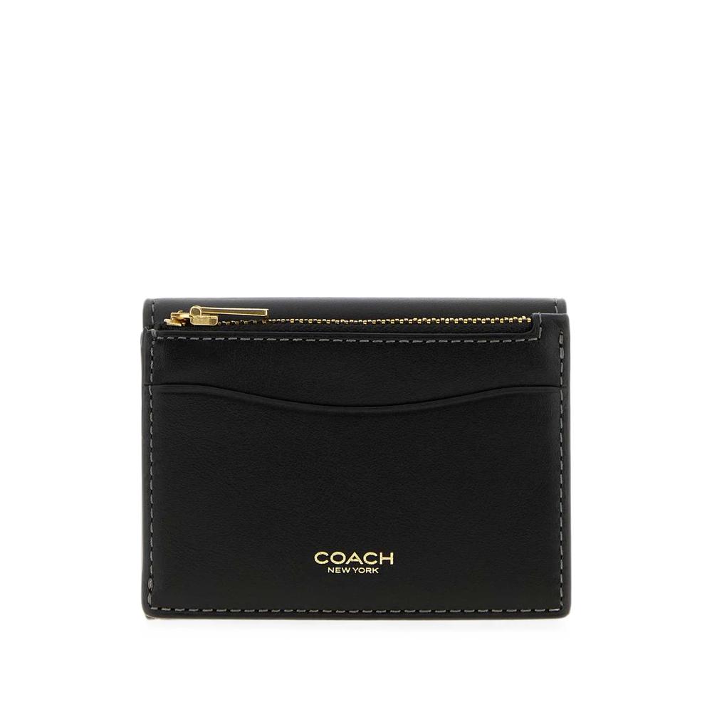 Essential logo-plaque leather card holder 2