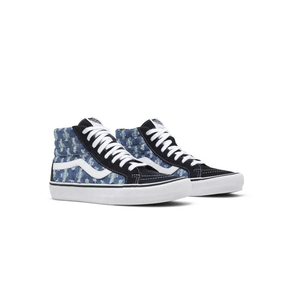 Кроссовки Supreme x Vans Sk8-Hi 'Blue Hole Punch Denim' 9