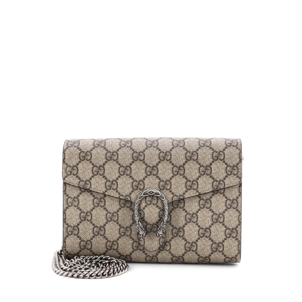 Маленькая сумка через плечо Dionysus Chain Wallet GG Coated Canvas 1