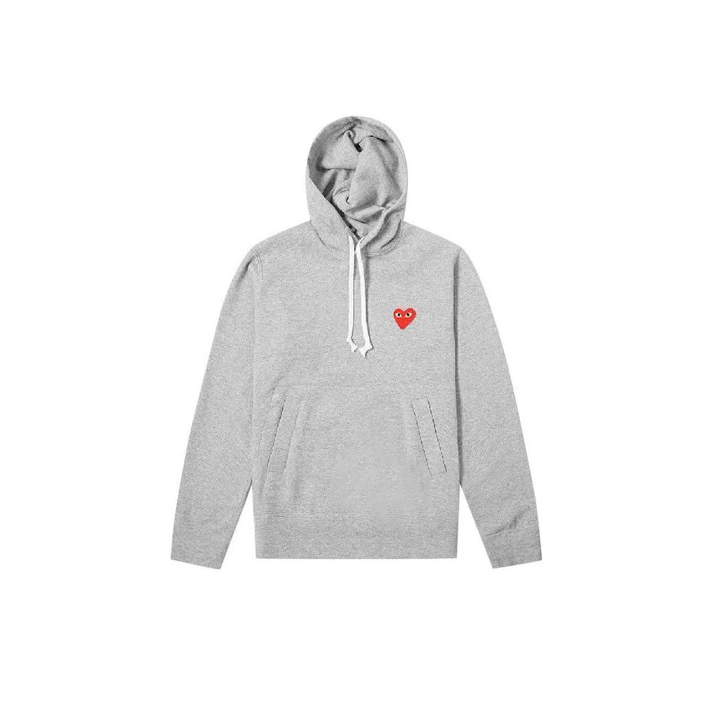 Худи Comme des Garçons PLAY Heart Logo Pullover Hoodie 'Grey' 1