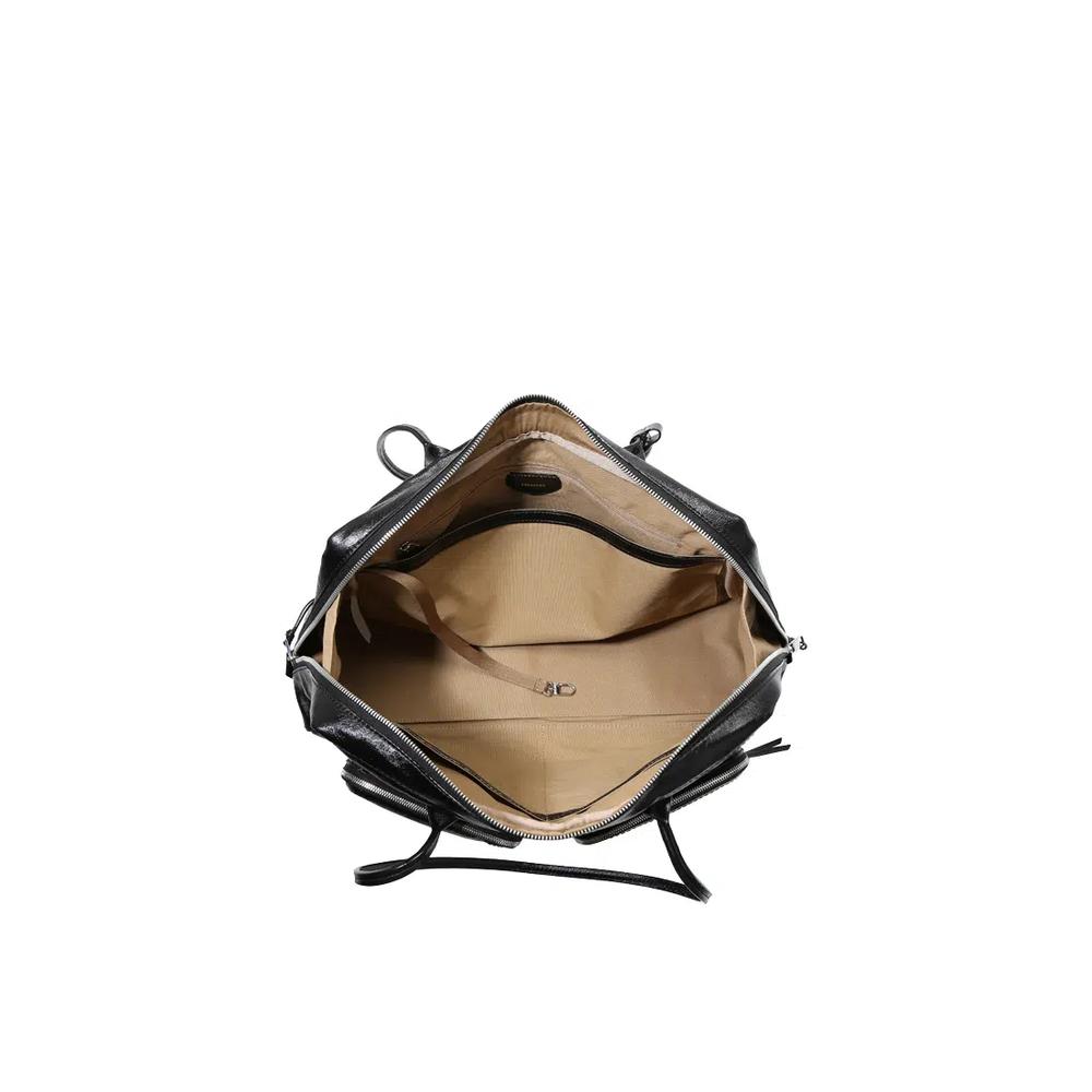 Bashour Front Pockets Shoulder Bag Large - черный 3