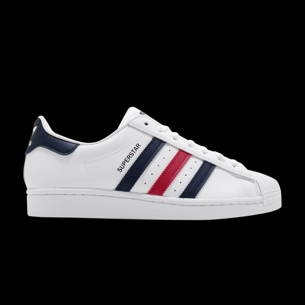Кроссовки Adidas Superstar 'White Scarlet' 1