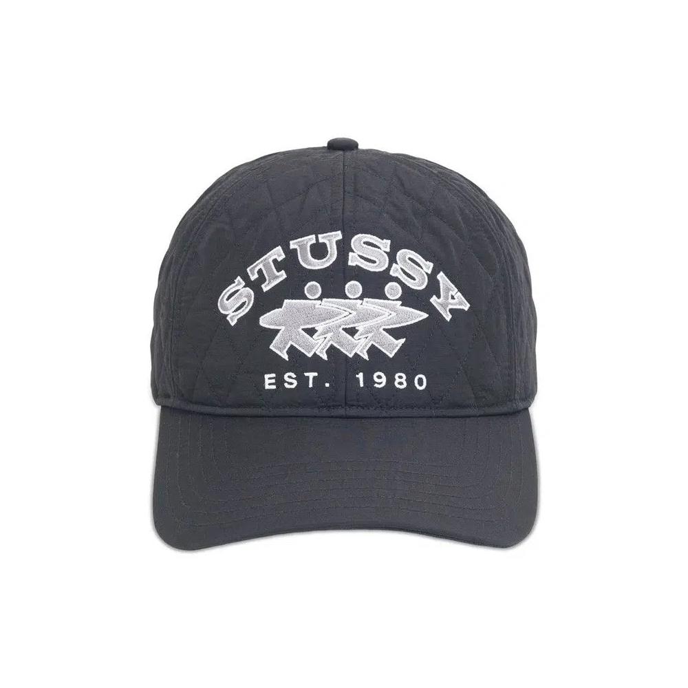 Бейсболки Stussy Quilted Surfwalk Snapback Cap 'Black' 1