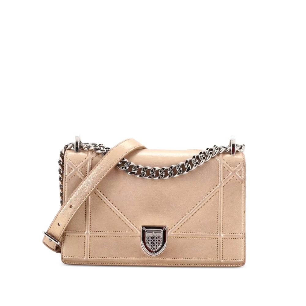 Маленькая сумка на плечо Diorama Flap Bag Iridescent Nubuck 1