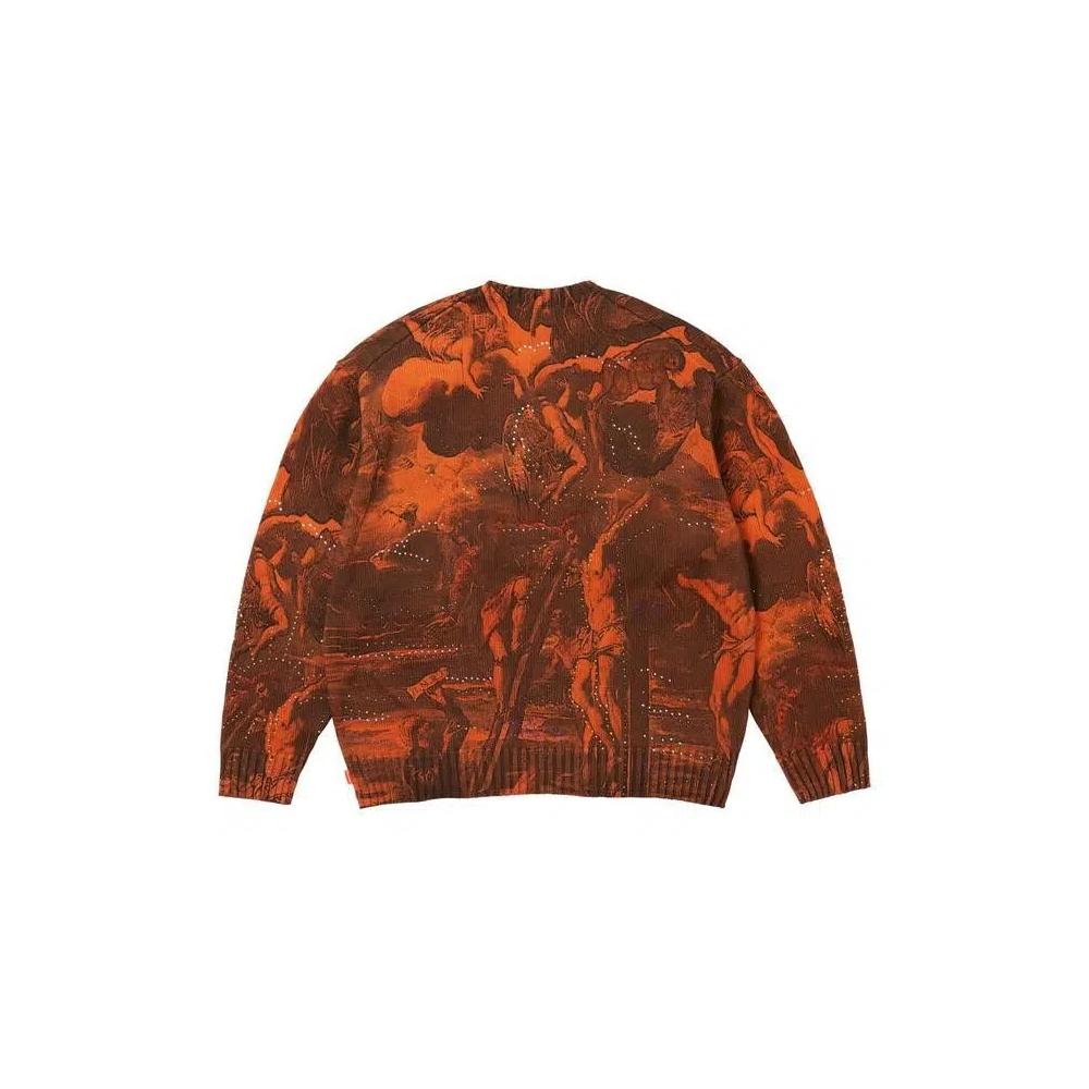 Свитера Supreme Crucifixion Sweater 'Оранжевый' 2