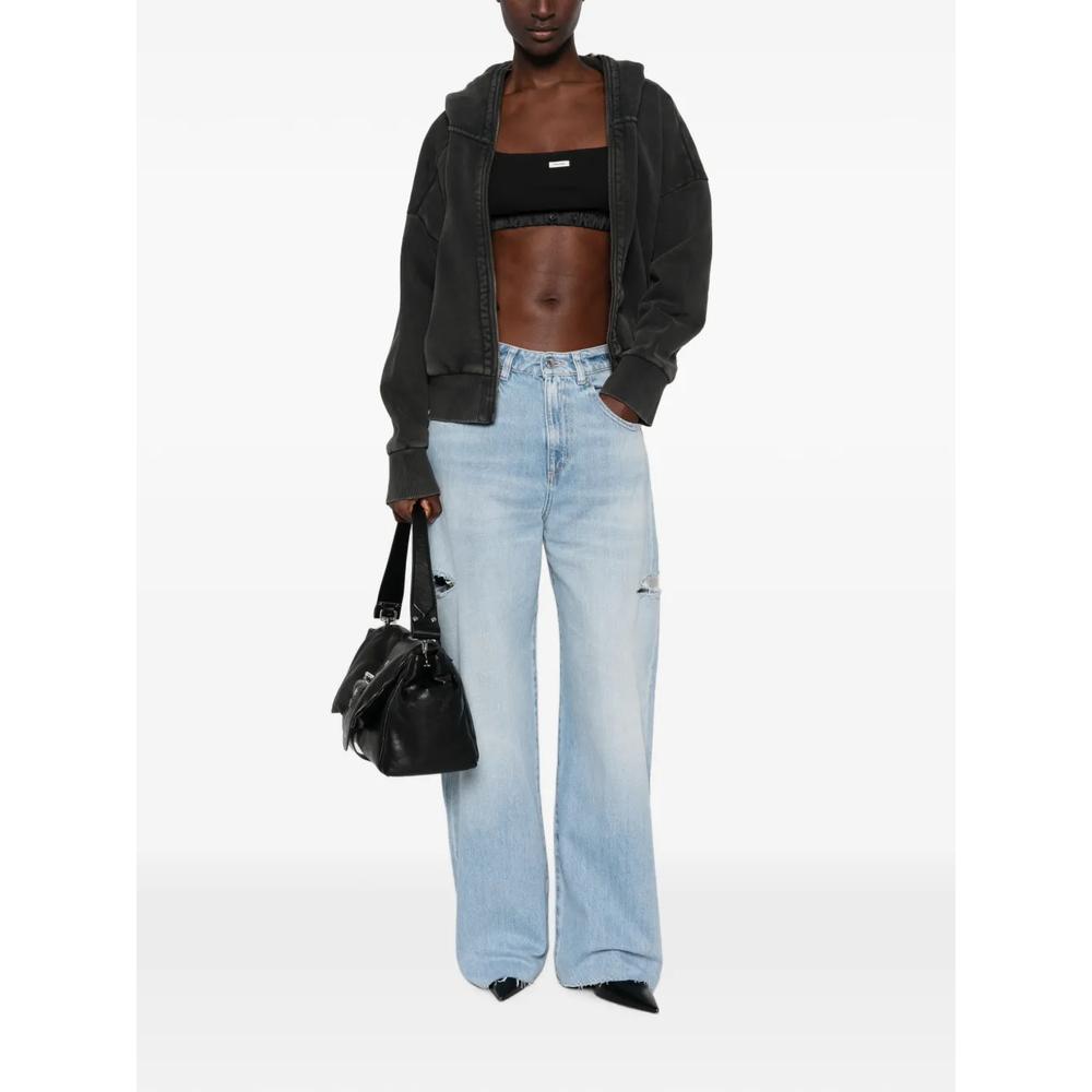 Poppy distressed wide-leg jeans 2
