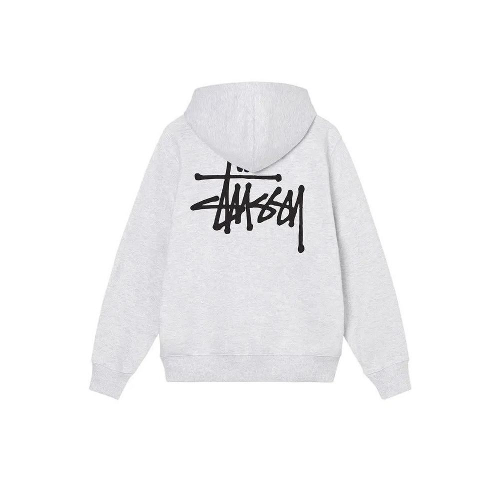 Худи Stussy Basic Hood «Ash Heather» 2